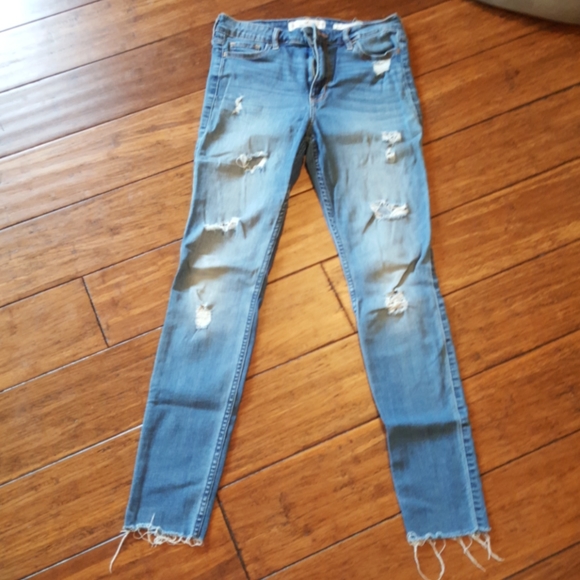 Hollister Denim - Hollister jeans skinny distressed